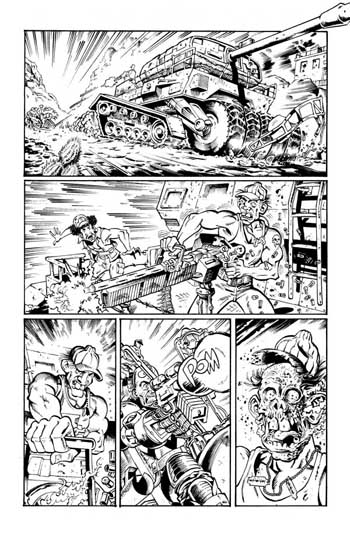 Jason Yungbluth | Weapon Brown: Blockhead’s War page 4 | Jason Yungbluth